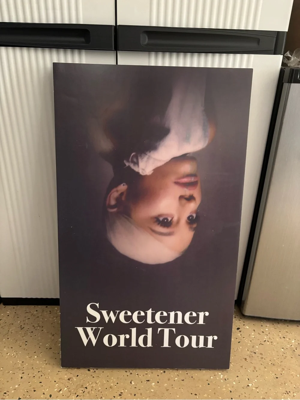 Sweetener World Tour Poster Wall Art - Black
